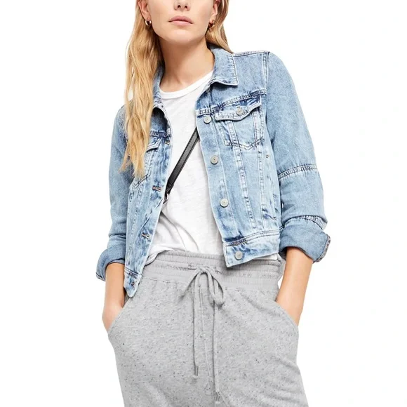 WOMEN’S RUMORS FREE PEOPLE DENIM JACKET COASTAL COWGIRL FESTIVAL‎ BOHO EUC - Picture 4 of 16
